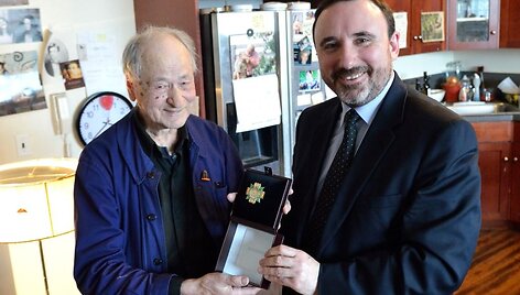 Jonas Mekas ir Arūnas Gelūnas