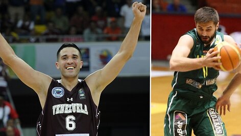 Greivisas Vasquezas ir Linas Kleiza