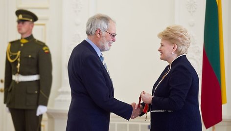 Regimantas Adomaitis ir Dalia Grybauskaitė