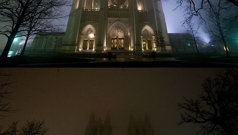 Akcijos &bdquo;Žemės valanda&ldquo; akimirka