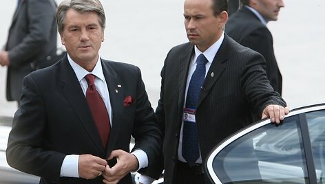 Ukrainos prezidentas Viktoras Ju&scaron;čenka