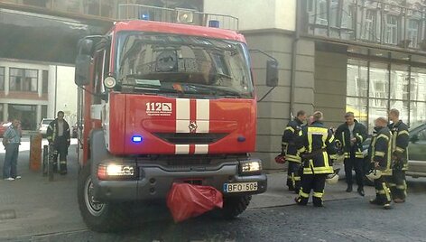 Įvykio vieta prie &bdquo;Swedbanko&ldquo;