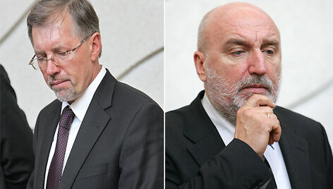 Gediminas Kirkilas ir Ivaras Guodmanis (de&scaron;inėje)