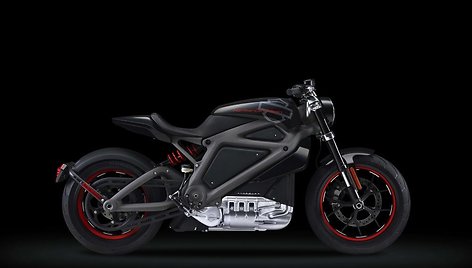 Elektrinis projekto „Livewire“ motociklas „Harley-Davidson“