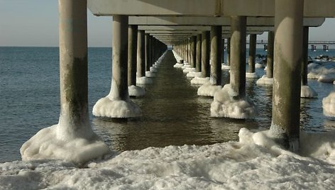 Žiema Baltijos pajūryje: Palanga