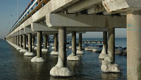 Žiema Baltijos pajūryje: Palanga