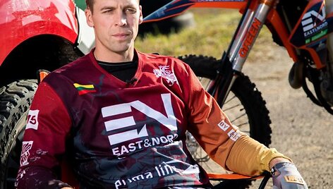 Motociklininkas Arūnas Gelažninkas