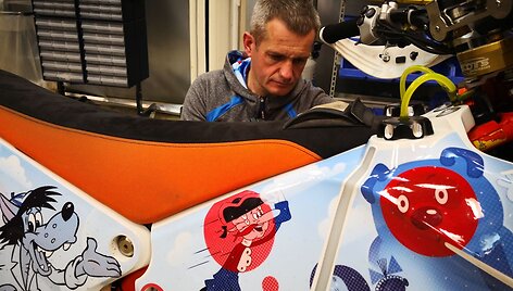 Balio Bardausko motociklo palydėtuvės