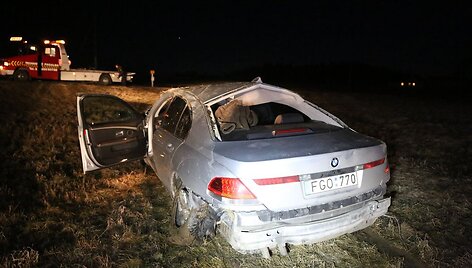 BMW avarija &Scaron;ilutės rajone