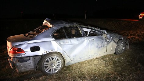 BMW avarija &Scaron;ilutės rajone