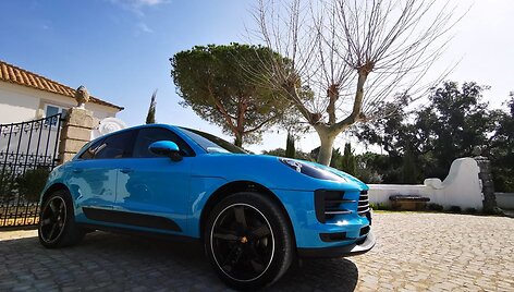 Atnaujinto &bdquo;Porsche Macan&ldquo; bandymai Portugalijoje