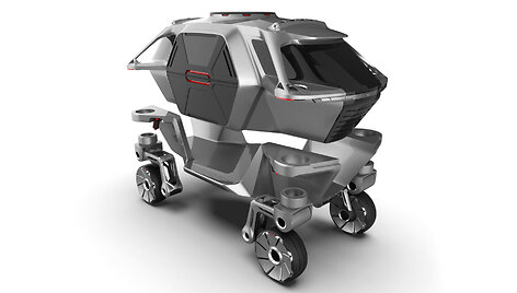 &bdquo;Hyundai&ldquo; vaik&scaron;čiojantis automobilis &bdquo;Elevate Concept&ldquo;