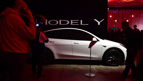 „Tesla Model Y“ pristatymas