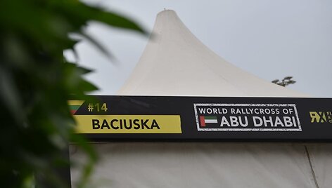Rokas Baciu&scaron;ka Abu Dabyje debiutuos Pasaulio Ralio-kroso čempionate su komanda &bdquo;ESmotorsport-LabasGas&ldquo;
