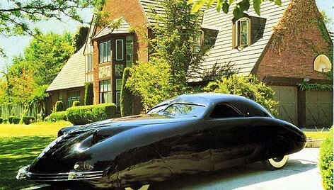 Phantom Corsair ratai buvo uždengti, o i&scaron;orėje nesimatė nei slenksčių, nei veidrodėlių, nei rankenėlių. (Alden Jewell, Wikimedia(CC BY 2.0)