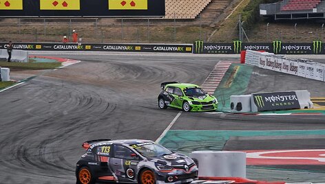 Rokas Baciu&scaron;ka &bdquo;World RX&ldquo; etape Barselonoje , sekmadienio kvalifikacija Q3