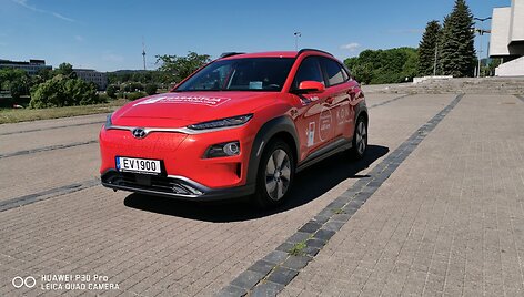Vitoldas Milius startavo elektrine &bdquo;Hyundai Kona&ldquo;