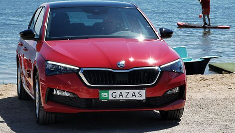 &bdquo;&Scaron;koda Scala&ldquo;: eksperimentas su arbūzais &bdquo;Ir į darbą, ir į sodą&ldquo;