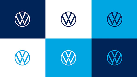 Naujasis &bdquo;Volkswagen&ldquo; logotipas