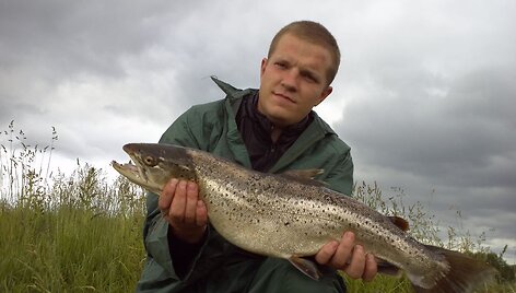 Bernardo upėtakis svėrė 3,2 kg