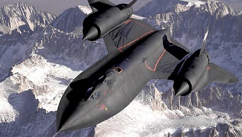 Bent 85 proc. Lockheed SR-71 Blackbird konstrukcijos buvo pagaminta i&scaron; titano. Atkreipkite dėmesį į banguotą sparnų pavir&scaron;ių. (U.S. Air Force, Judson Brohmer, Wikimedia)