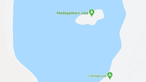 Madagaskaro sala Zaraso ežere