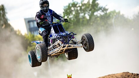 &bdquo;SuperMoto&ldquo; čempionato Elektrėnuose įspūdingiausios akimirkos