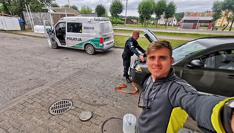 Pareigūnai pagelbėjo S.Dailidei patekus į bėdą