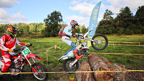 Motociklų Enduro sprint varžybos &Scaron;ilutėje
