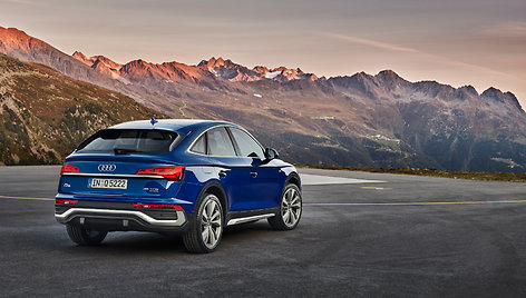 „Audi Q5 Sportback“: dinamiškų linijų kupė su charakteriu