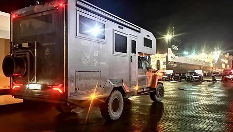 KREDA kemperis. Dakaro ralio technika i&scaron;keliauja į Saudo Arabiją