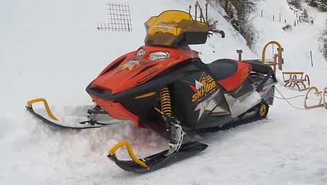 Labai populiarus Ski-Doo sniegaeigis. (GT1976, Wikimedia(CC BY-SA 4.0)
