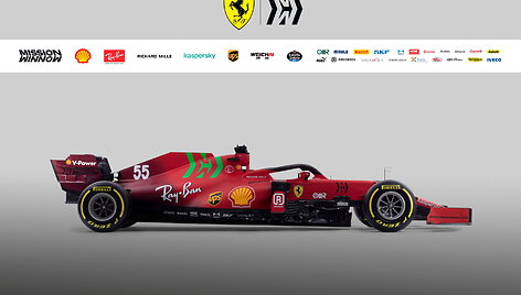 Ferrari pristatė savo F1 bolidą SF12 Ferrari F1