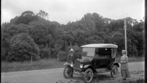 1923-ųjų Model T. Nors nuotrauka nespalvota, automobilio spalvą žinome. (Wikimedia)