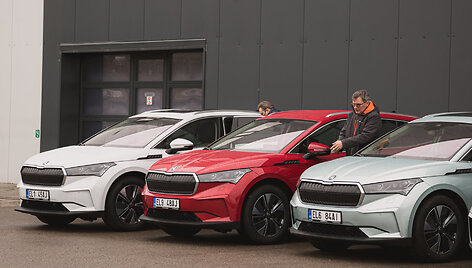 &bdquo;&Scaron;koda Enyaq iV&ldquo; pristatymas Lietuvoje
