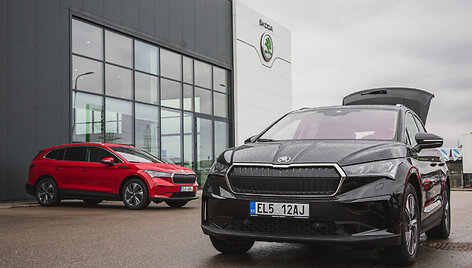 &bdquo;&Scaron;koda Enyaq iV&ldquo; pristatymas Lietuvoje