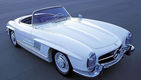 300 SL roudsteris buvo &scaron;iek tiek &scaron;velnesnis, o durelės &ndash; patogesnės. (Gamintojo nuotrauka)