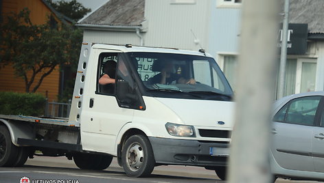 Policijos reidas Tauragėje