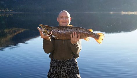 Aurimo upėtakis (4,6 kg) iš Norvegijos