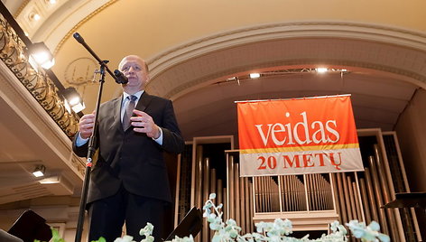 Žurnalui „Veidas“ – 20 metų. Premjeras Andrius Kubilius.