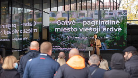 Vilnius pristatė 12 eismo organizavimo ir gatvių projektavimo principų