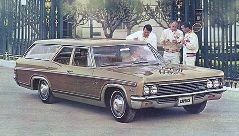 1966-ųjų Chevrolet Caprice universalas, marketingo nuotrauka. (Chevrolet, Wikimedia)