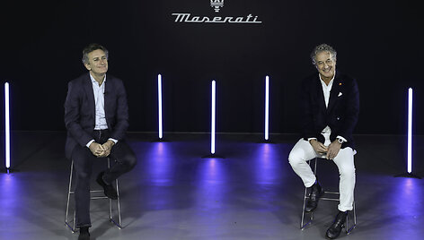 &bdquo;Maserati&rdquo; vadovas D. Grasso ir &bdquo;Formula E&rdquo; įkūrėjas bei vadovas A. Agag