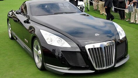Maybach Exelero yra vienetinis, todėl labai brangus ir tik kartais pasirodo parodose. (Simon Davison, Wikimedia(CC BY 2.0)