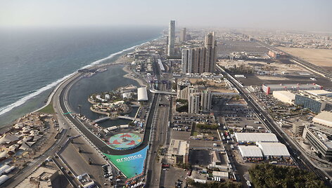 Džidos (Jeddah) F1 trasa Corniche rajone