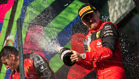 Formulės 1 lenktynės Melburne, nugalėtojas Ch.Leclercas