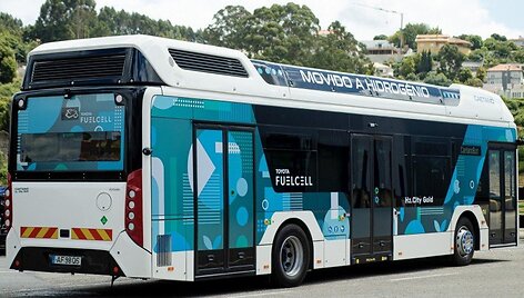 &bdquo;Toyota Caetano&ldquo; elektriniai ir vandeniliniai autobusai