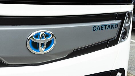 &bdquo;Toyota Caetano&ldquo; elektriniai ir vandeniliniai autobusai