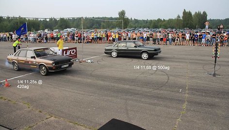 Tomo Čižausko 40 metų amžiaus AUDI, skirta dragui