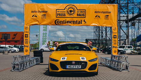 &bdquo;Jaguar&ldquo; pajėgos &bdquo;Press ralyje&ldquo;